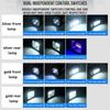 High Power Led Flashlights Camping Torch Work Light Solar Charge 4 Gear USB Rechargeable Light Waterproof Light for Outdoor