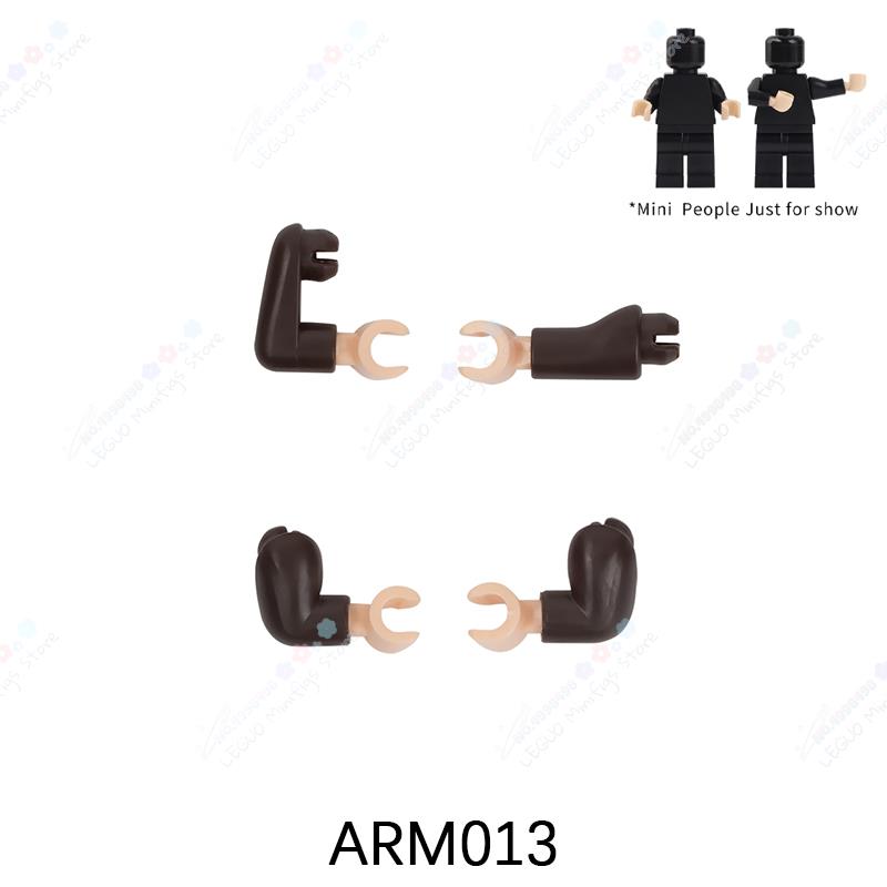Action Figure Multicolor Arm Accessories MOC Building Blocks DIY Military Soldier Multifunctional Arm Parts Bricks Toys For Kids