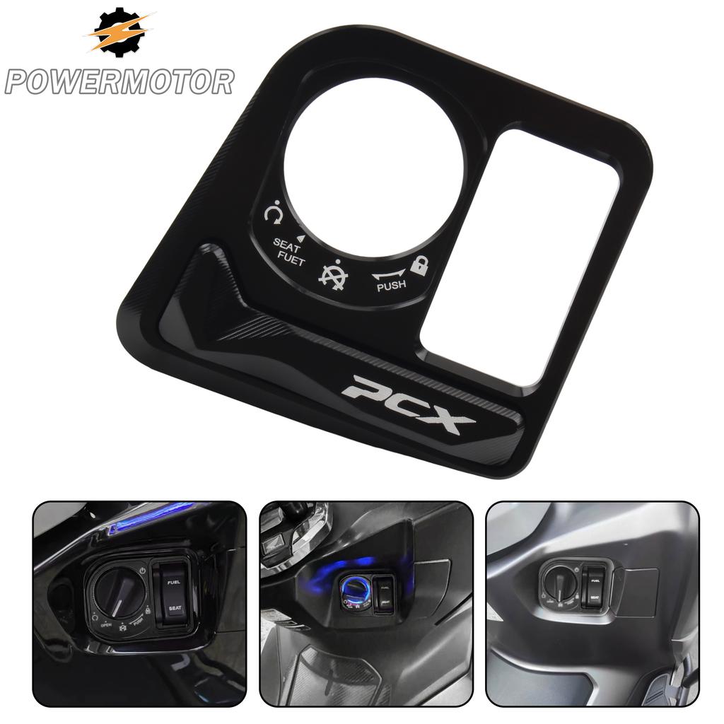 For HONDA PCX Scooter Ignition Switch Cover Electric Door Lock Button Cover Protector PCX125 PCX160 PCX 125 160 Modified Parts