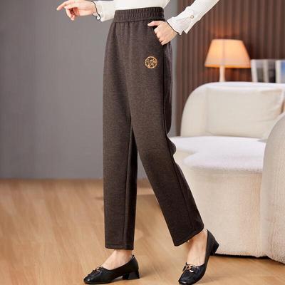 Pasite Women's High-Waist Warm Tapered Casual Pants