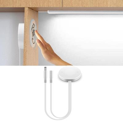 Interruptor de toque de madeira penetrável, regulável, 12v, 5a, sensor de varredura manual, dimmer, controle sem fio, para casa inteligente, tira de luz led