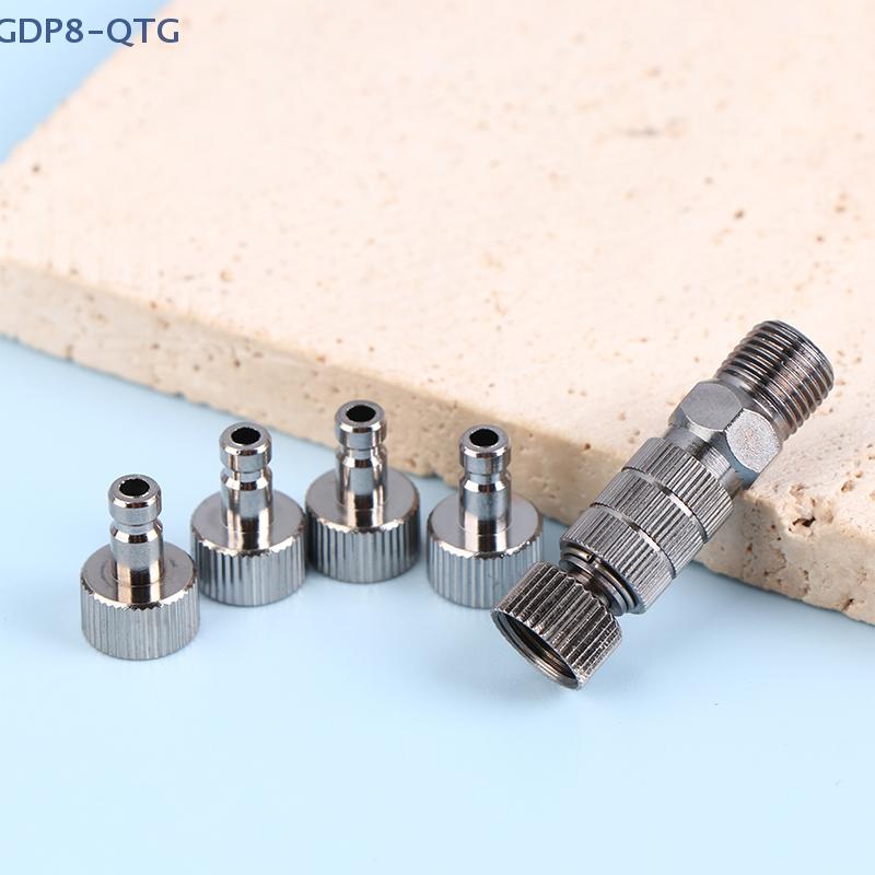 5pcs Airbrush Quick Disconnect Coupler Quick Release Fitting Adapter With 5 Male Fitting 1/8 INCH Fitting Hose Air Brush Parts