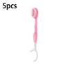 Bursting Bead Toothbrush Disposable Portable 5-in-1 Soft Bristle Dental Floss And Toothpick