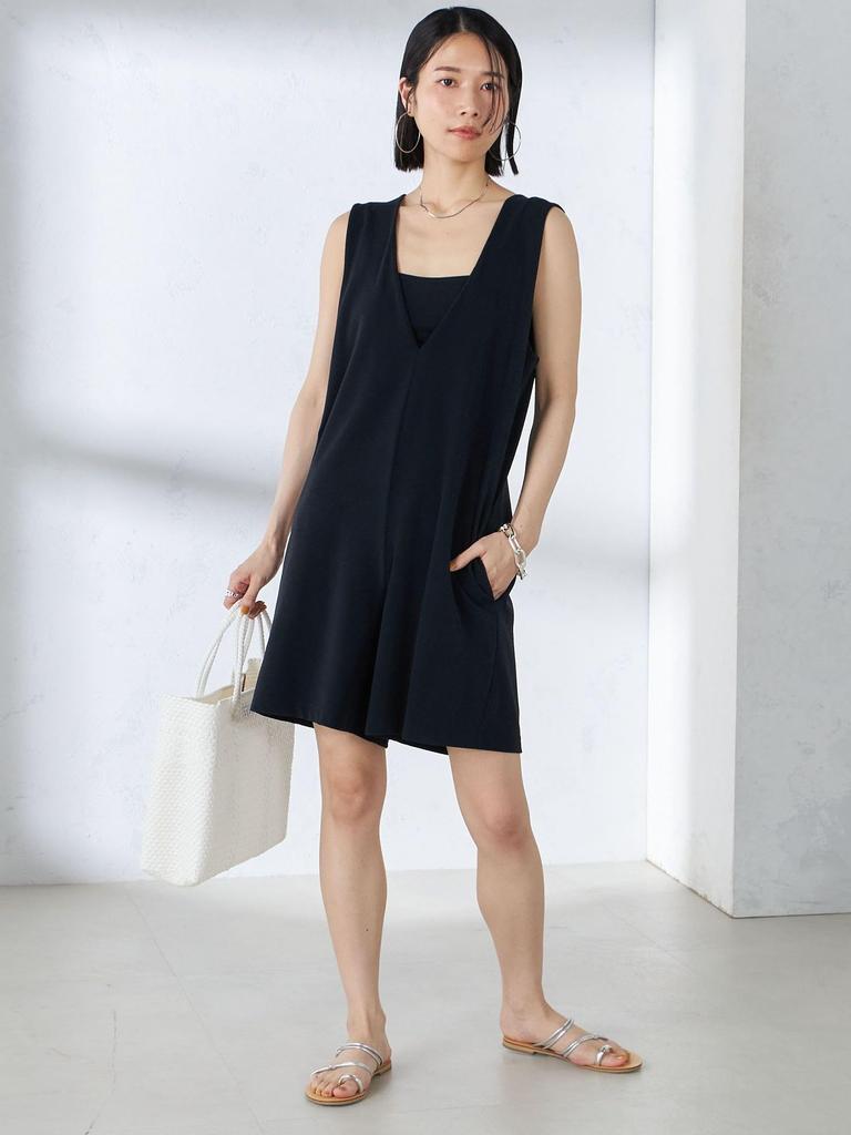 For Italian Pile 318820051 Black1 (SHIPS Women) All-in-one S-(S)