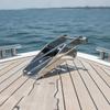 Stainless Steel Anchor Bracket Hinged Hardware Polished for Sailboats, Mariners