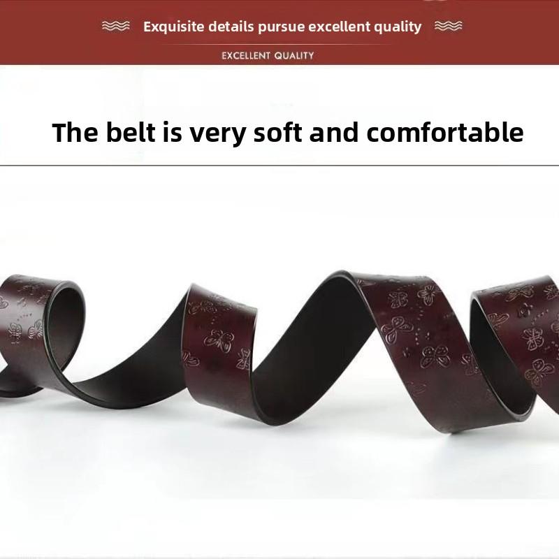 Belt Women's Versatile, New Retro Pin Buckle Printed Belt Fashion Casual Decoration Jeans Belt