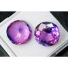 Natural Purple Tanzanite Loose Gemstone 17 Ct Round Cut Pair for Jewelry Making and Gem Collections