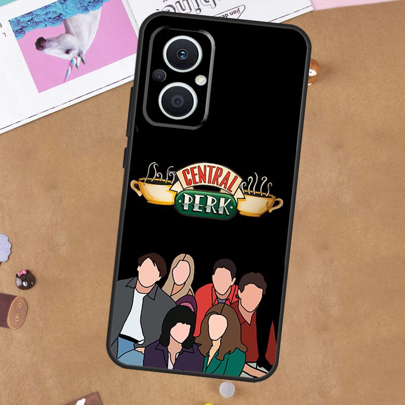 Central Perk Friends For OPPO Reno 7 8 Lite 10 11 12 13 14 Pro 8T 11F 12F 13F 14F OPPO Find X8 X5 X6 X9 Pro Case