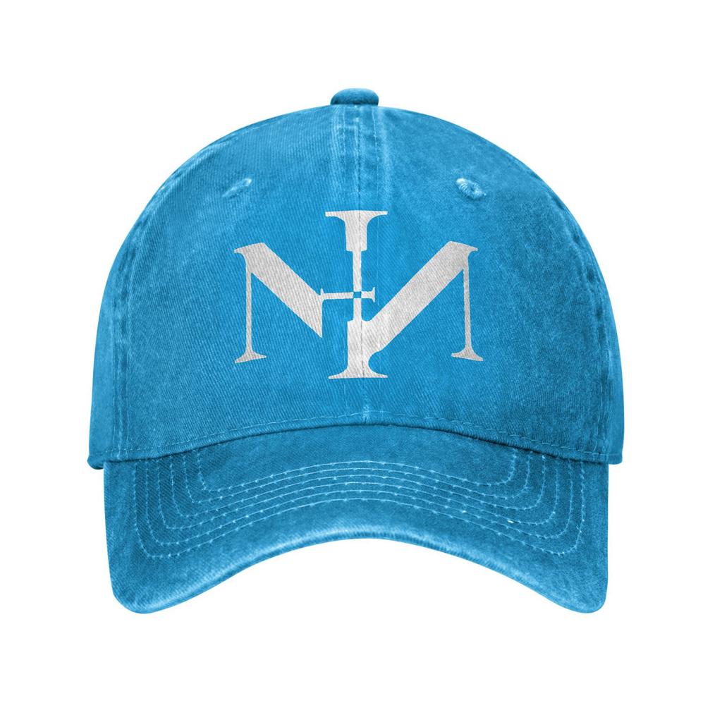 Sin Nin Logo Nine Inch Nails Baseballkappen Mode Verwaschener Denim Sonnenkappe Unisex Outdoor-Workouts Verstellbare Kappen Hut