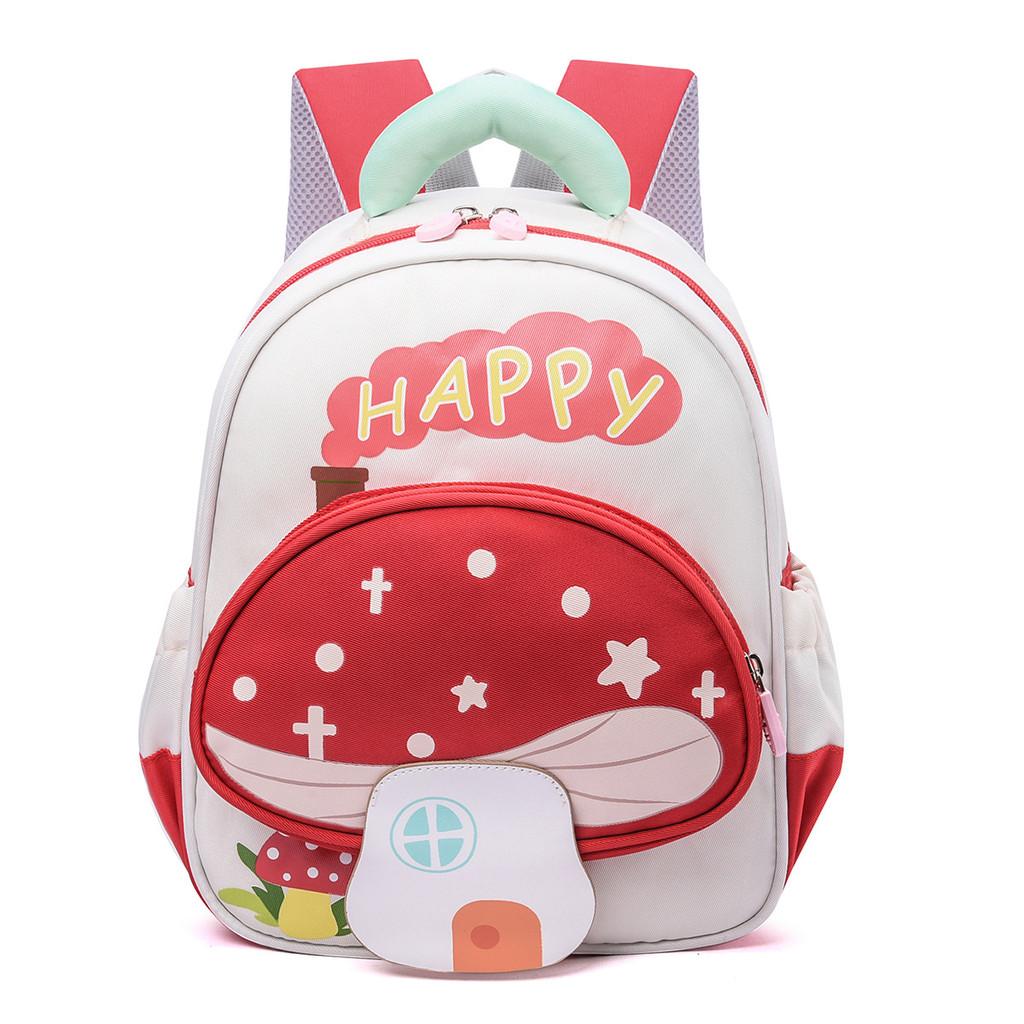Light And Spacious Toddler Backpack With Cartoon Print For School And Outings