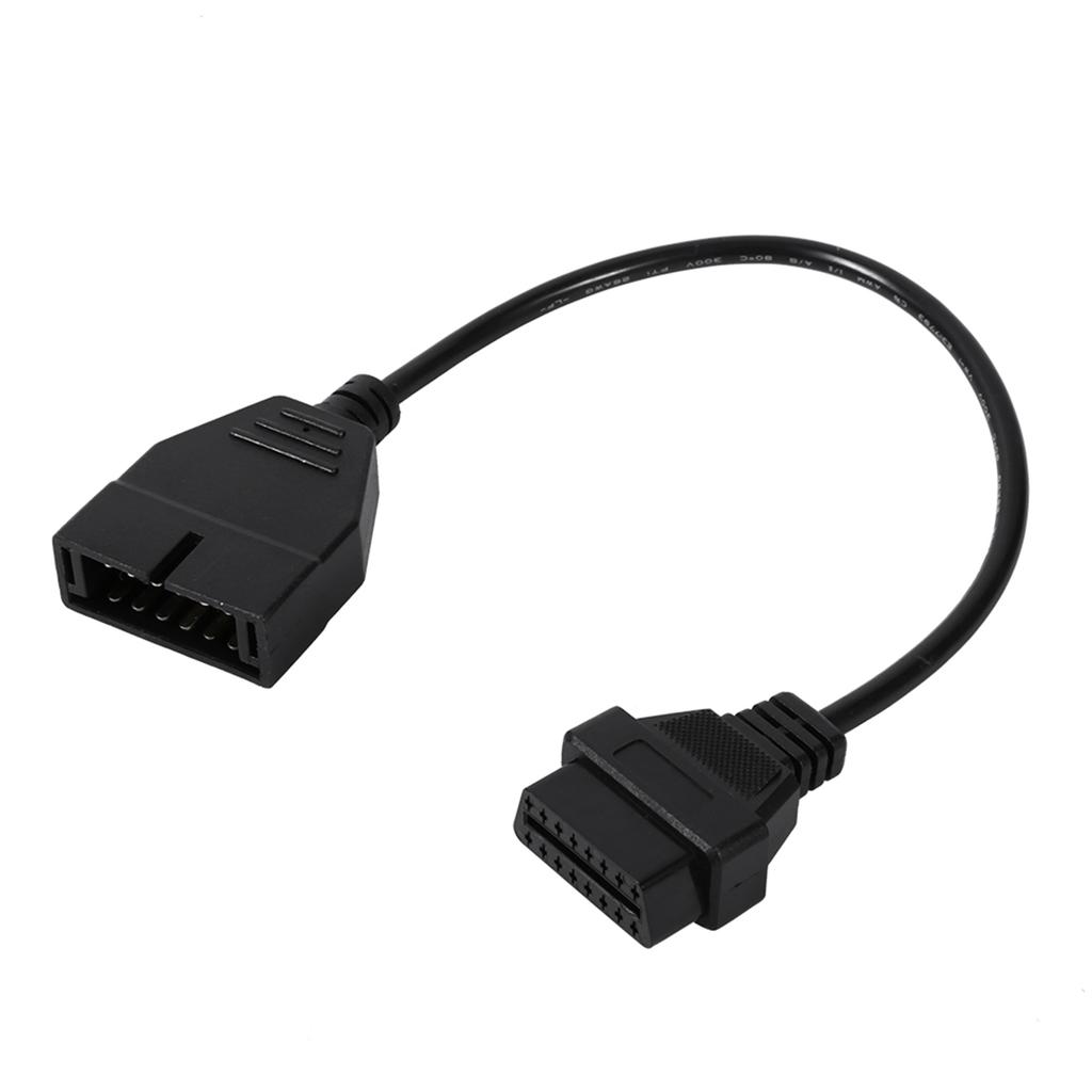 12 Pin OBD1 To 16 Pin   Adapter Cable, ABS Plastic Diagnostic Connector, , Fits Cars After 1996, 12 Pin To   16 Pin Converter, 1 for OBD1 12 Pi