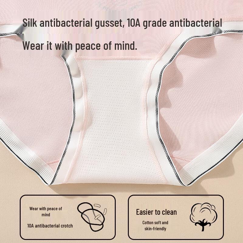 Mao Ren Girls' Antibacterial Briefs