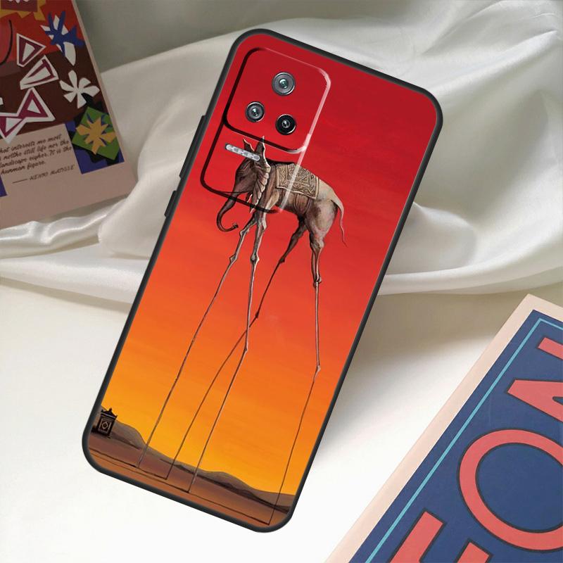 Salvador Dali Art Case For POCO X6 Pro X3 X5 F3 F5 M5s M6 Pro Xiaomi 14 Ultra 11T 12T 13T Pro 12 13 Lite Cover
