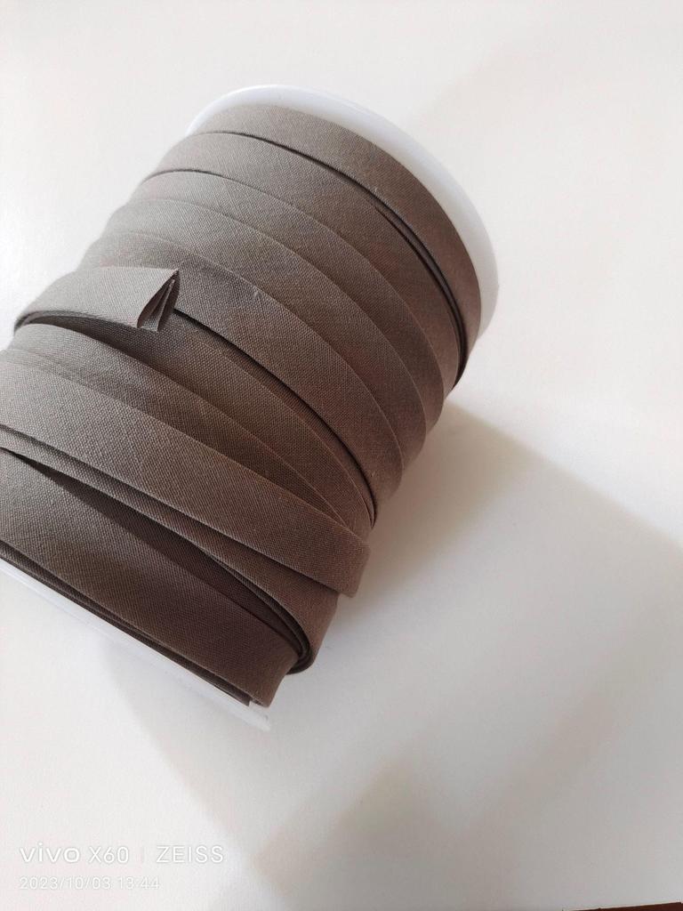 Red Double Fold Bias Binding Tape - No-Iron Polyester Cotton for DIY Cheongsam, 1.2" Width