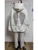 2026 Casual Women's Fashion Solid Color Sequin Wings Loose Set