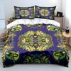 Intricate Decorative Pattern Print Bedding Set 1 Duvet Cover 2 Pillowcases for Adult and Children Luxury Gift Full Size