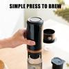 Mini Hiking Travel Coffee Maker Portable Espresso Machine Rechargeable 2 in 1 Compatible with Nespresso Capsules Ground Coffee