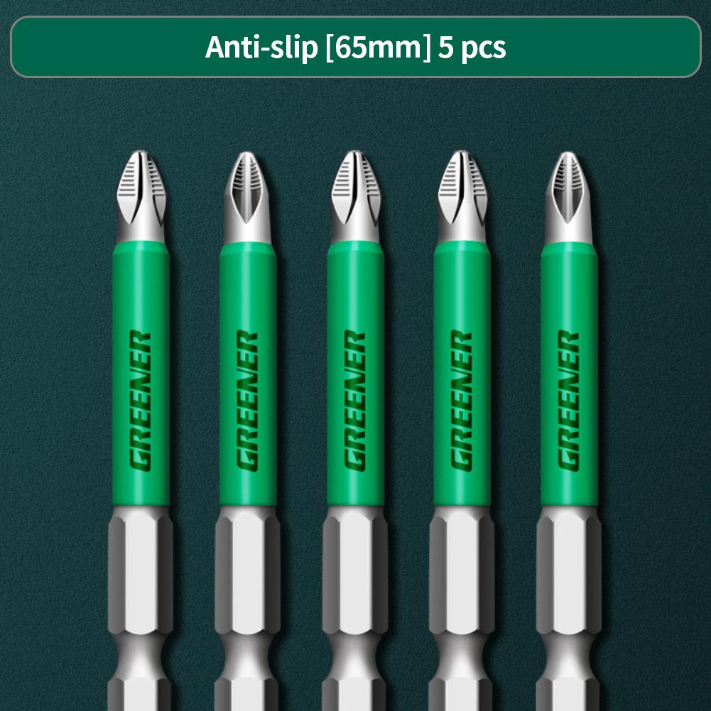 Sourcing Map PH2/SL6 Magnetische Bits – 1/4 Zoll Sechskant, 5 Cm, S2 Stahl | Für Schraubendreher & Bohrer