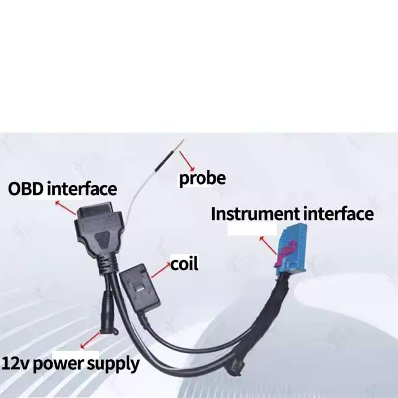 Professional Fast Speed OBD2 Extension Harness Cable for 4th Generation Vehicles Enables Simultaneous Device Connection
