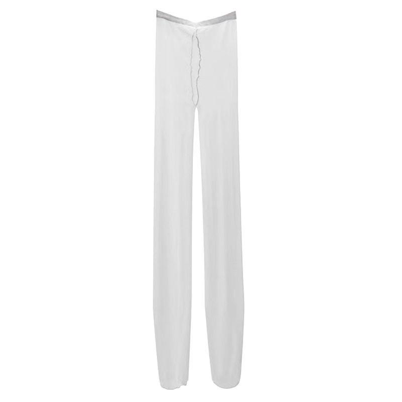 0D Strümpfe Sommer ultradünn einteiliger Schritt weiße Strümpfe dünn sexy weiße Seidenstrumpfhose Zehen vollständig transparent
