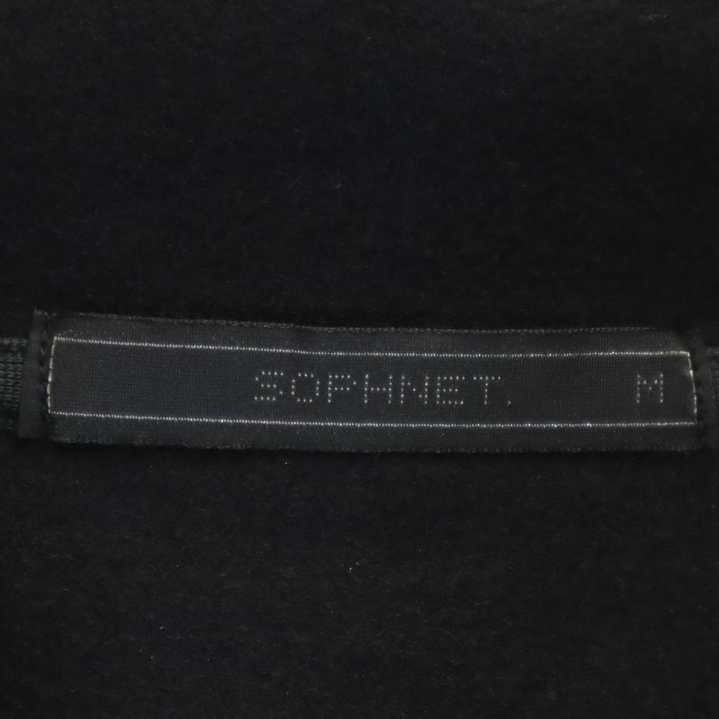 SOPHNET. Made In Japan Long Sleeve Half Zip Cut M Black Men's Used