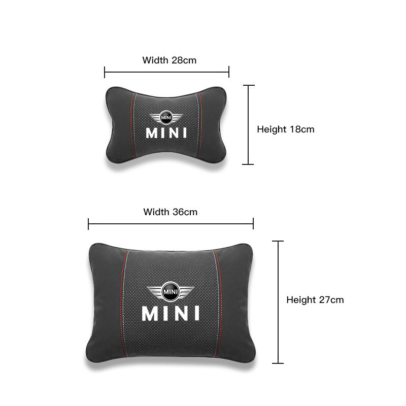 Cuscino Poggiatesta Lombare Schiena Collo per MINI Cooper One R50 R52 R54 R53 R56 Countryman R60 F55 F56 mjewr55