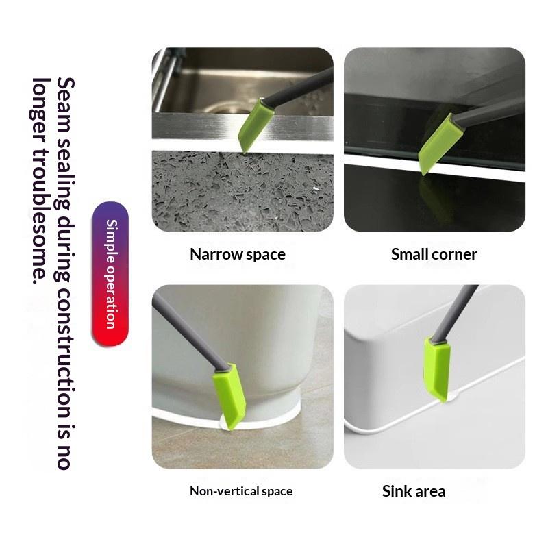 15 Pcs Caulking Tools For Tight Areas Bathroom Kitchen,Window,,Floor, Close-Area Sealant Silicone Caulking Finishing Tool