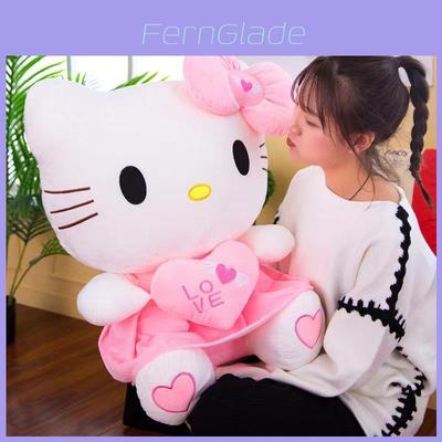 Peluche di Hello Kitty con Velluto Morbido Corto per Regalo di Compleanno per Bambini Personaggi Speciali Inclusi