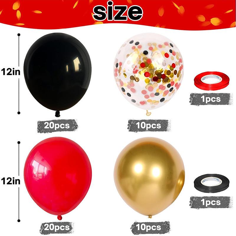 12-Inch Latex Balloon Set: Customizable Decoration Pack