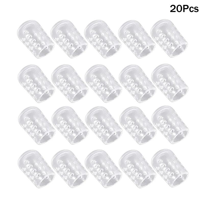 2-100Pcs Silicone Anti-Friction Toe Protectors Gel Breathable Toe Caps Foot Care Elasticity Fingertip Blister Prevention
