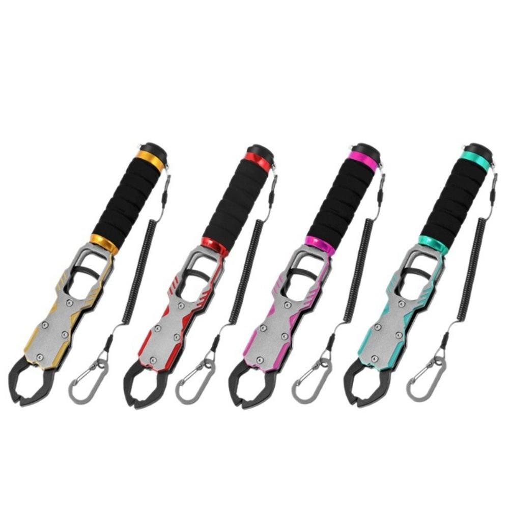 With 40lb Scale Fishing Grabber 360° Swivel Non-Slip Handle Fish Holder  Saltwater Fishing