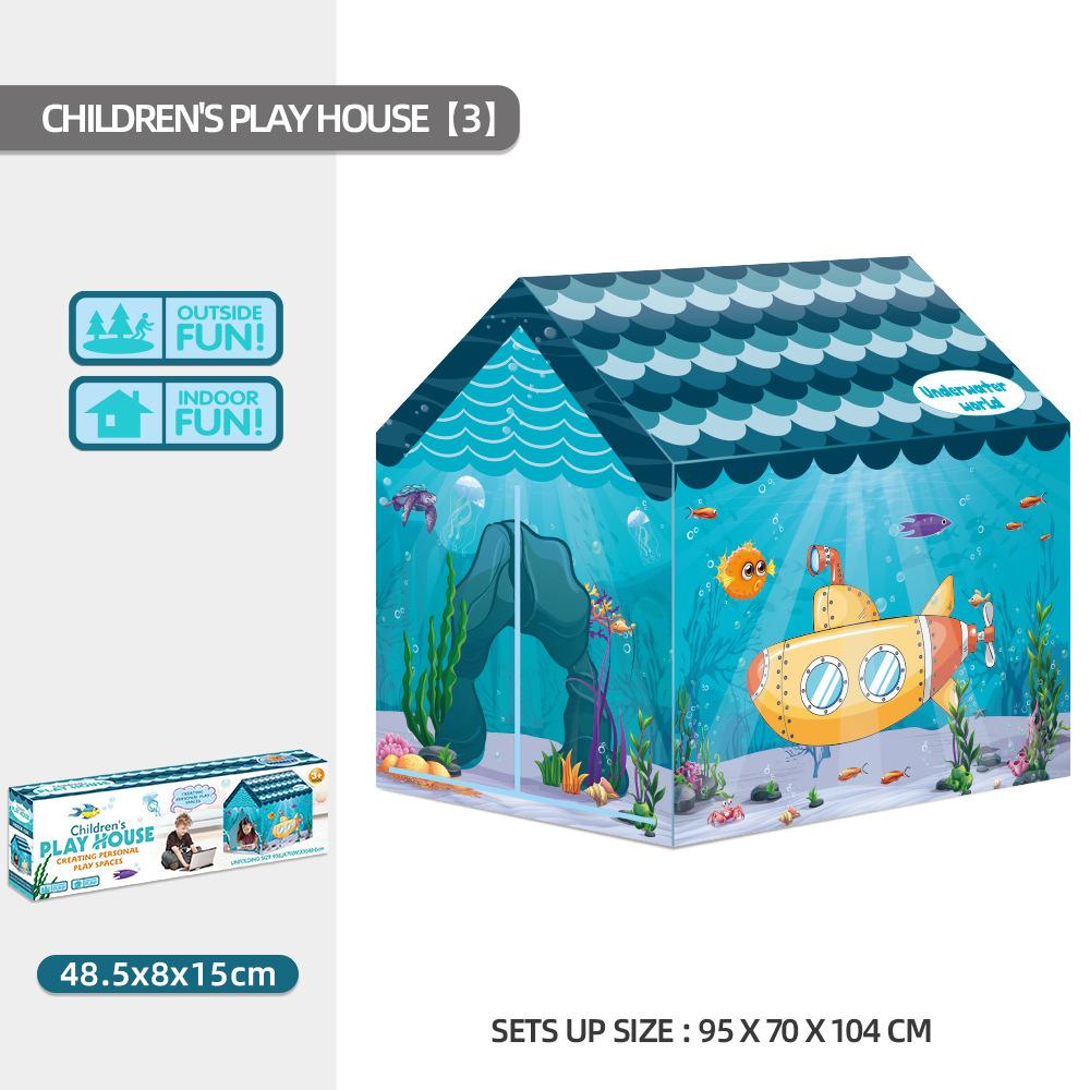 Boys And Girls Indoor Ocean Ball Pool Tent Game House Outdoor Cloth Tent Baby Toy