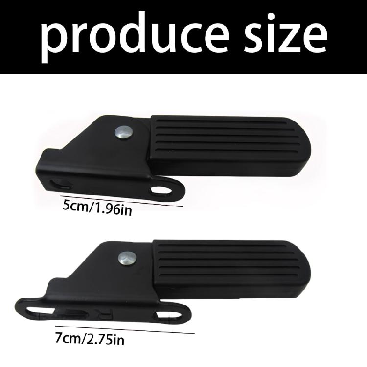 Scooter Front Foldable Pedals Leg Support Pad Universals Electric Moped Front Pedals Quick Install Bike Pedals Enduring