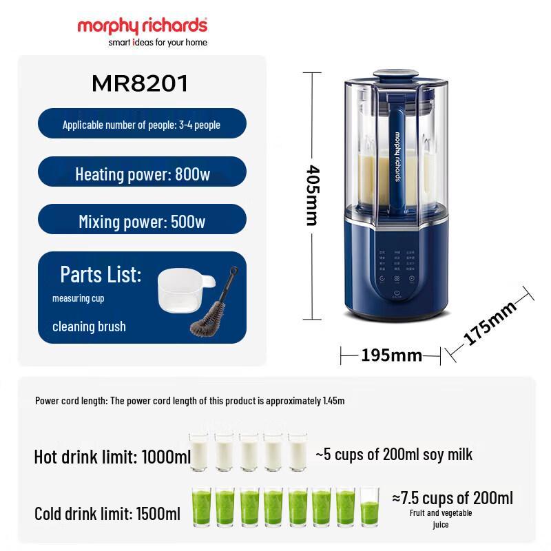 Morphy Richards 1.5L Multi-functional Quiet Blender