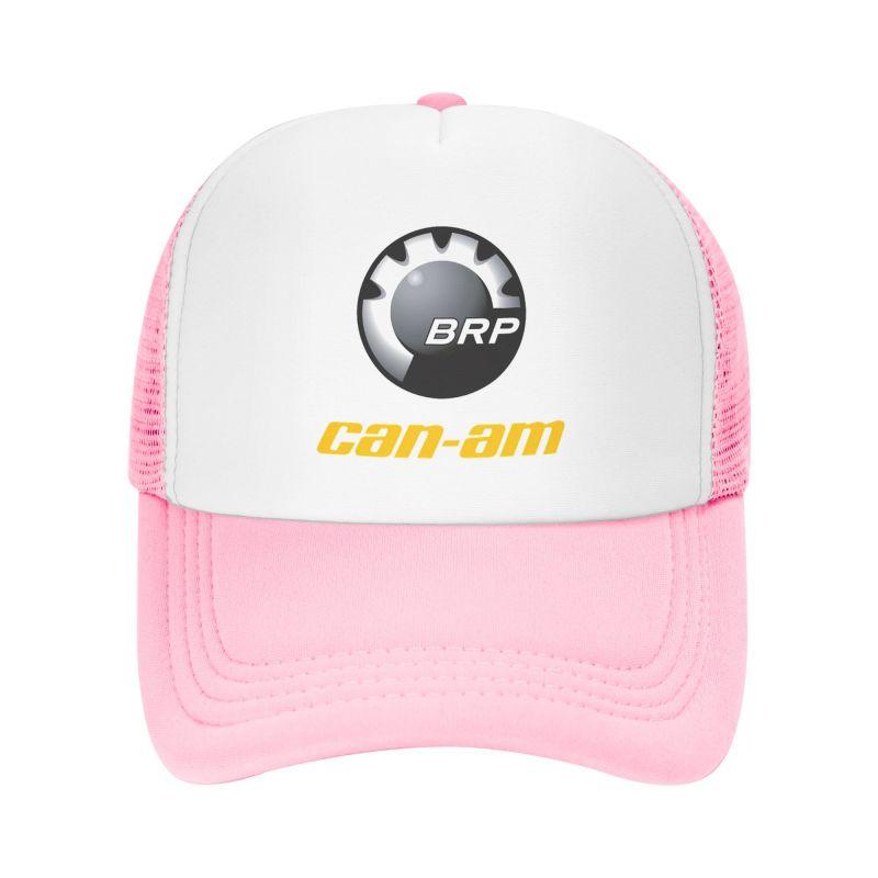 Custom BRP Can Am Logo Print Mesh Baseball Cap Summer Breathable Mesh Sun Hats Caps Unisex Outdoor Adjustable Casual Headwear