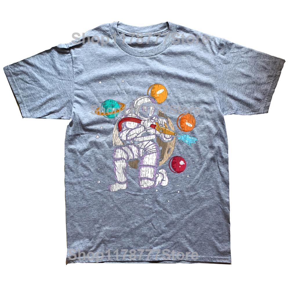 Firefighter Astronaut Space Fireman T Shirts Graphic Streetwear Short Sleeve Birthday Gifts Summer Style Tshirt Mens Clothing