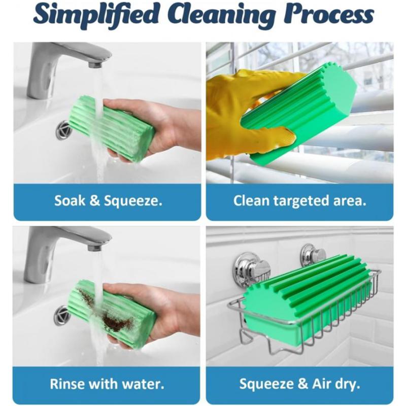 5PCS Multi-function Strong Absorbent PVA Sponge Car Household Cleaning Sponge Household Cleaning Sponge Accessories