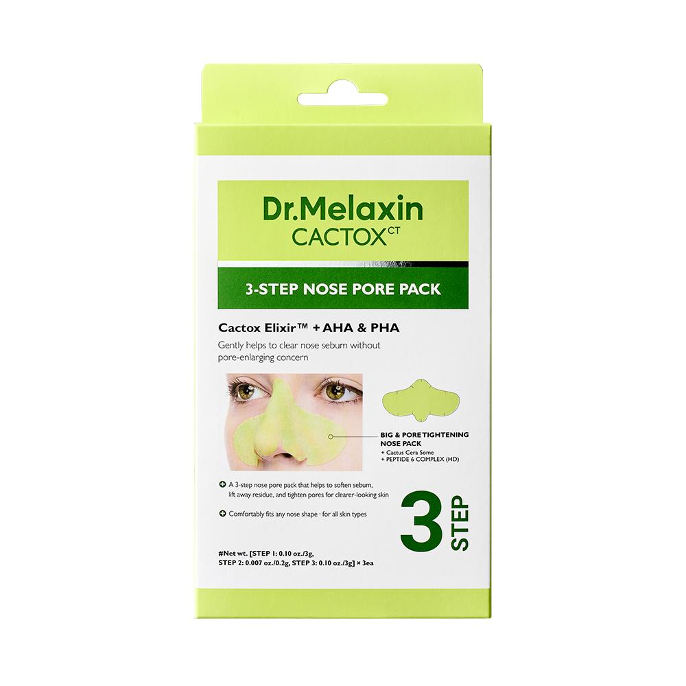 Dr.Melaxin CACTOX 3-STEP NOSE MASK PACK with AHA & PHA for Sebum Softening Pore - Image 5