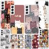 Cartoon Cute Cats Background Phnoe Case for Samsung Galaxy S26 S25 Edge S23 S24 Ultra S22 Plus S21 S20 FE Unique Cover Soft Coqu