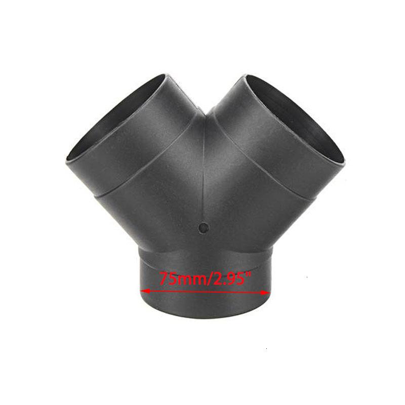 Air Vent Outlet Car Parking Heater Ducting 75mm Y Piece Elbow Bend Pipe Exhaust Connector For Webasto Eberspaecher Diesel