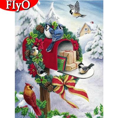 5D Diamant Stickerei Vogel Handwerk Neue Ankunft DIY Diamant Malerei Tier Mosaik Winter Strass Kit Weihnachten Geschenk