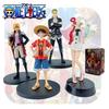 Limited Edition Red One Piece Movie Figures Monkey D. Luffy Roronoa Zoro Sanji And Usopp 18cm Pvc Toys