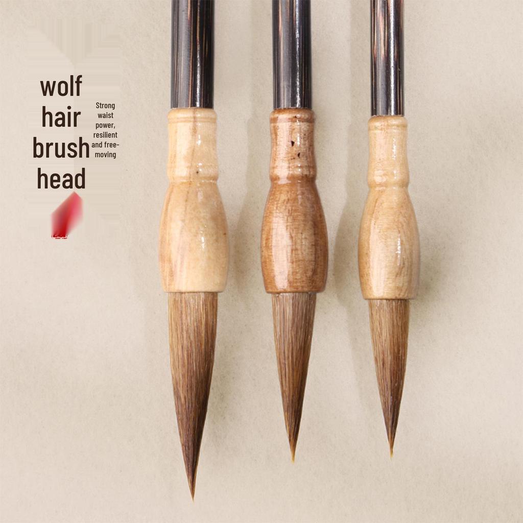 Goose Hair Calligraphy Brushes: Large, Medium, Small - Ideal for Regular, Running, Clerical Scripts & Chinese Painting