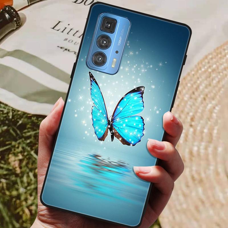 Für Motorola Moto Edge 20 Pro Hülle Weiche TPU Silikon Rückseite für Motorola Moto Edge S 20 Pro 5G Handyhüllen Mode Coque