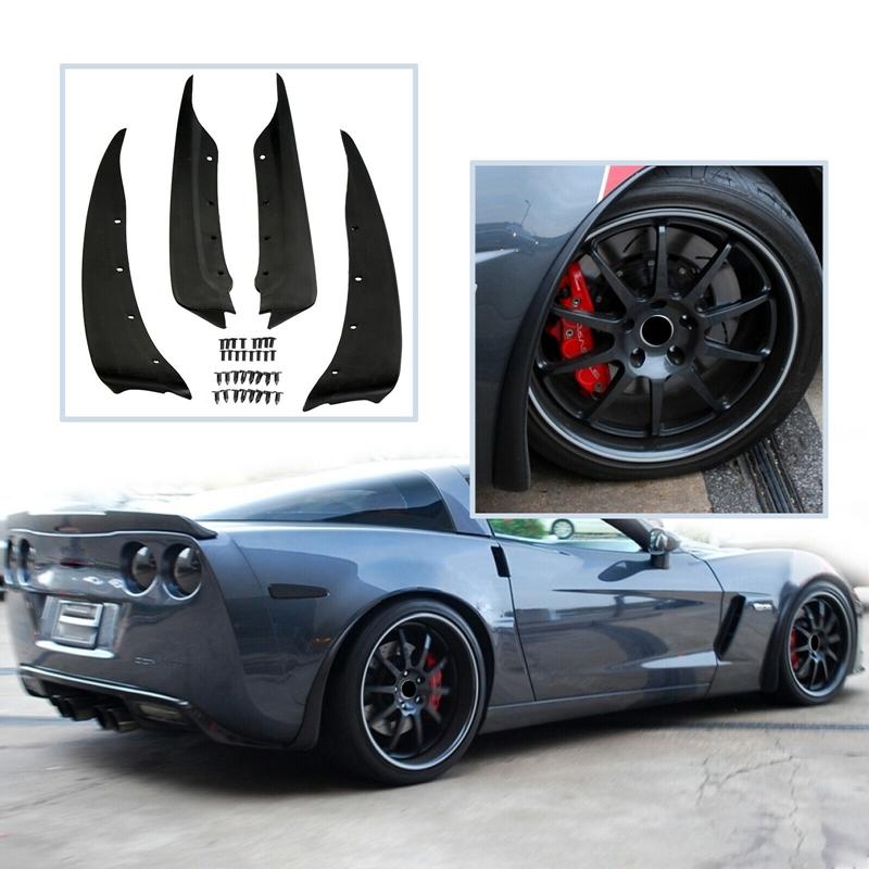 Car Front Rear Mud Flaps Splash Guards for Chevrolet C6 Corvette 05-13 Mudguard