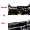 AWO1 passend für MG HS EHS 2024 2025 2026 PHEV Auto Armaturenbrett Abdeckung Matte Sonnenschutz Anti-Rutsch Anti-UV Dash Cover Innenzubehör