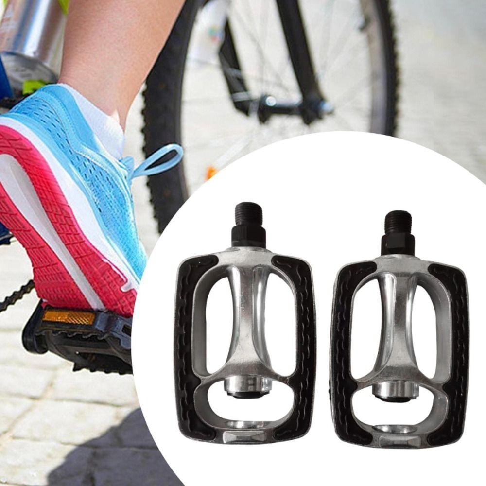 

Cycling Safety Mountain Bike Pedals Hollow Design Bicycle Pedal Road Bike Pedals Bicycle Parts срібний