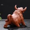 Handmade Large Purple Clay Ox Tea Pet for Kung Fu Tea Ceremony