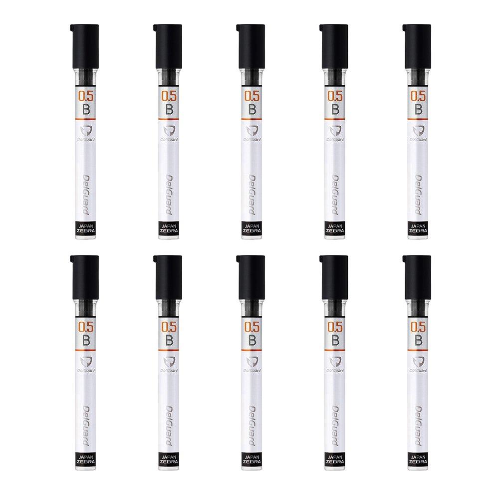 Zebra Mechanical Pencil Lead Delguard Replacement Lead B 10pcs 0.5 B-P-LD10-B