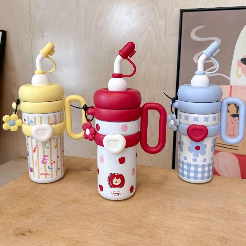 920ML Insulated  Thermos Handheld Sports Water Kettle Thermos Coffee Cup  Birthday Gift